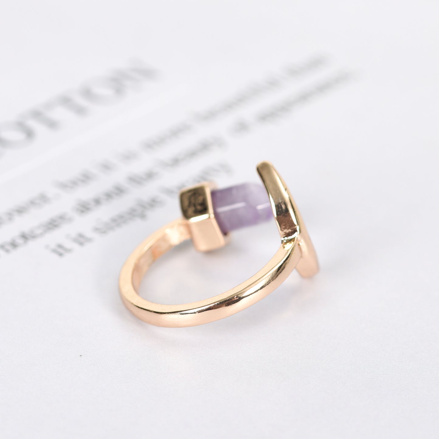 Lunar Amethyst Ring