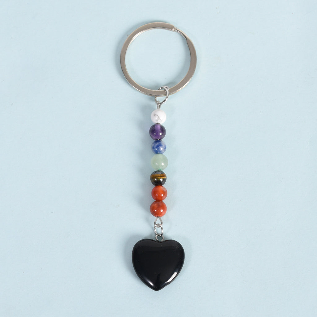 seven chakras keychain