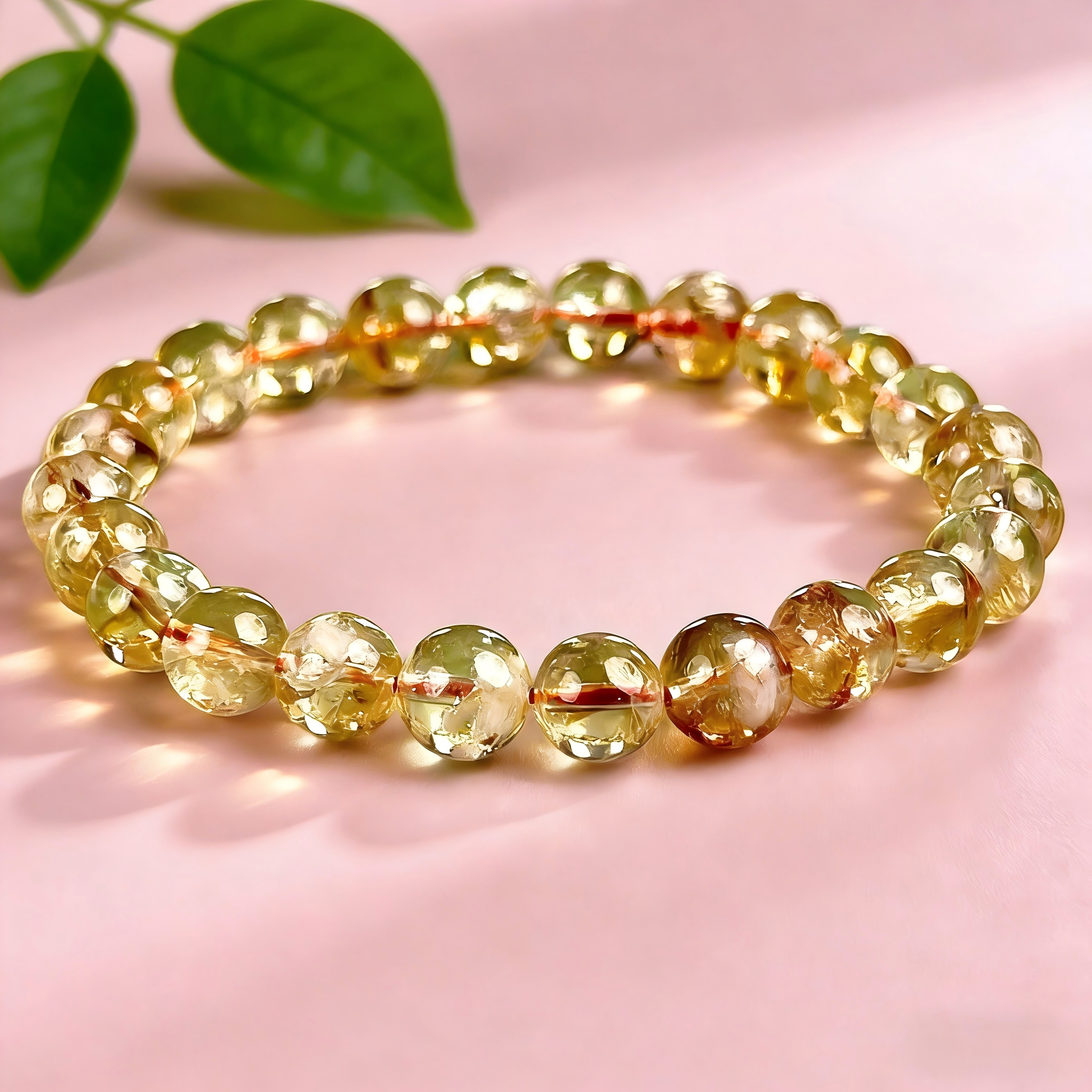 Citrine  Beaded Bracelet