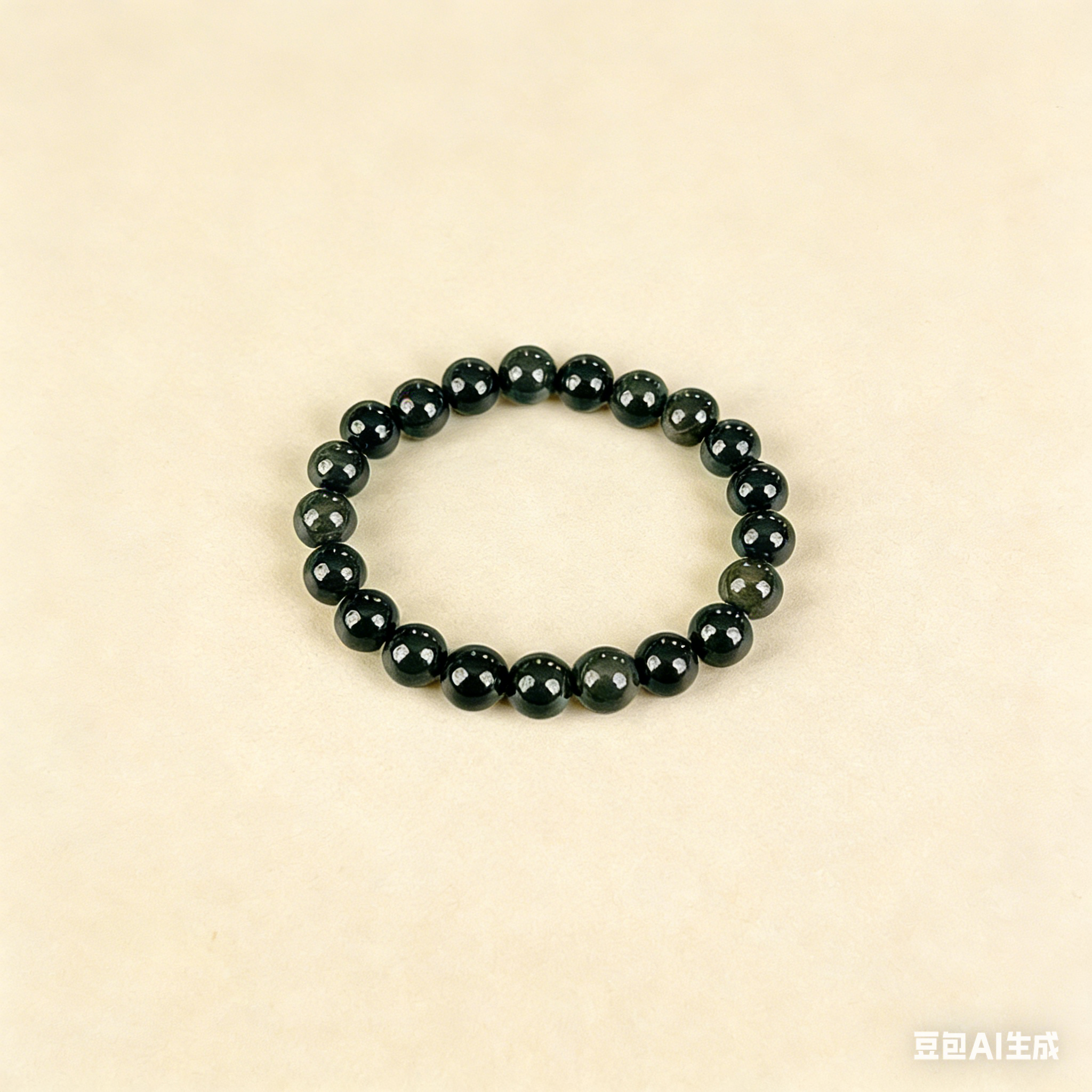 Rainbow Obsidian  Beaded Bracelet