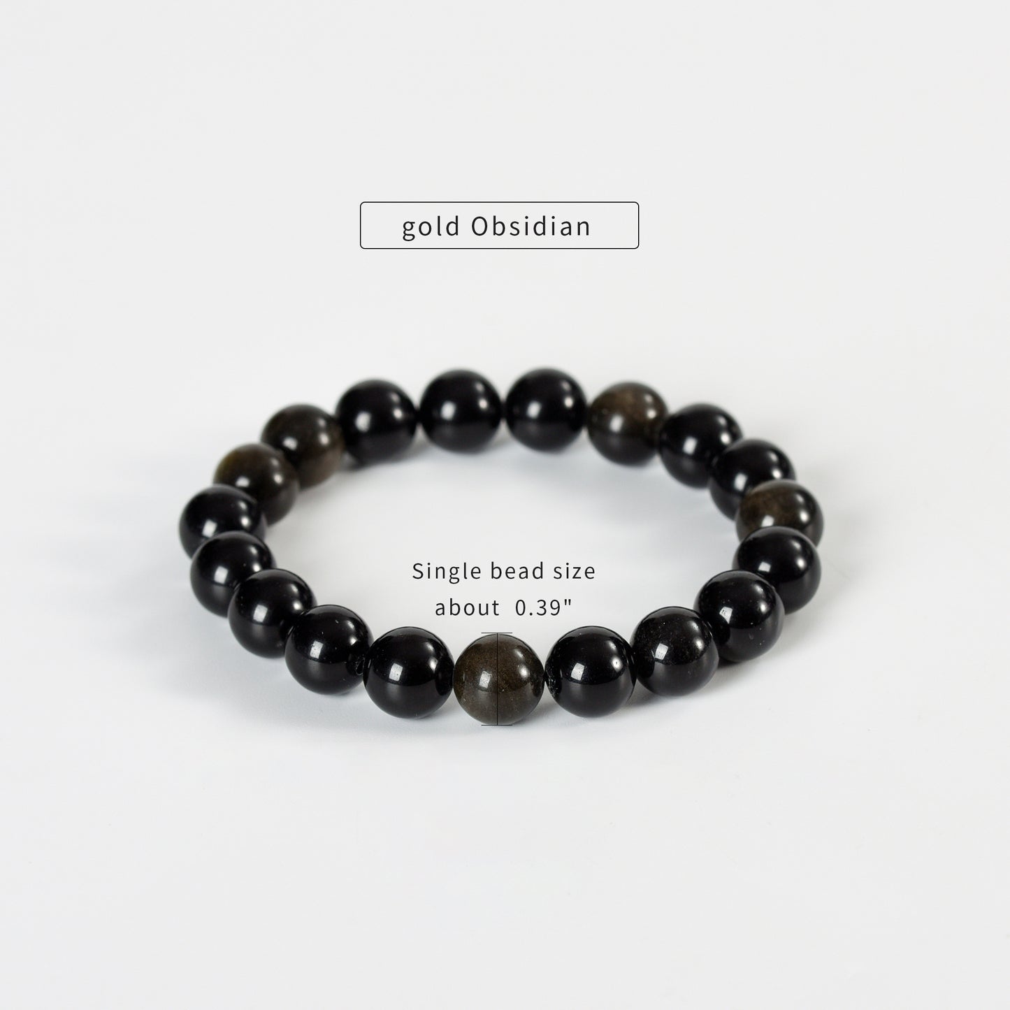 Golden Obsidian Bracelet 6mm 8mm 10 mm