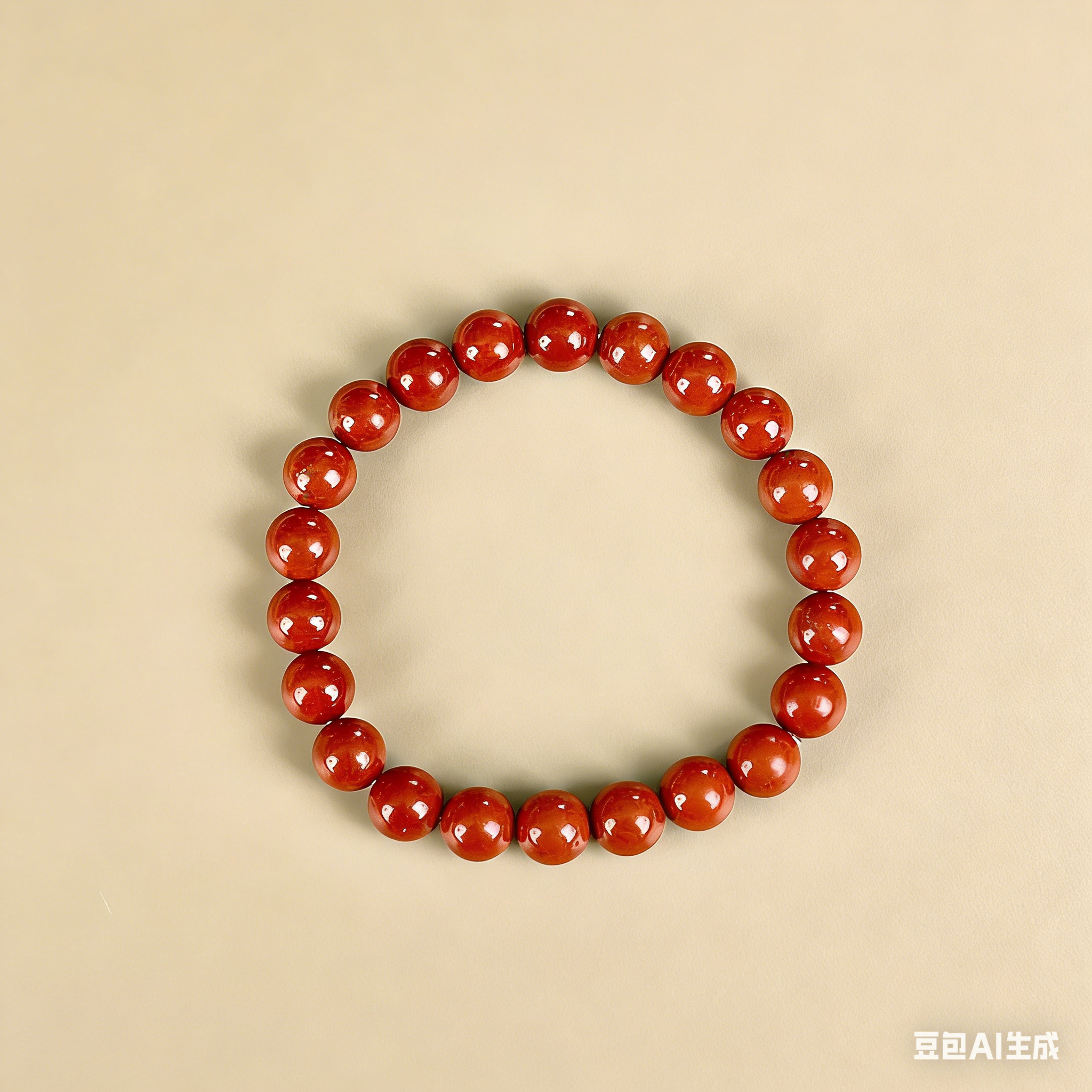 Red Jasper  Beaded Bracelet