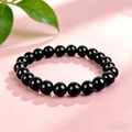 Black Obsidian  Beaded Bracelet