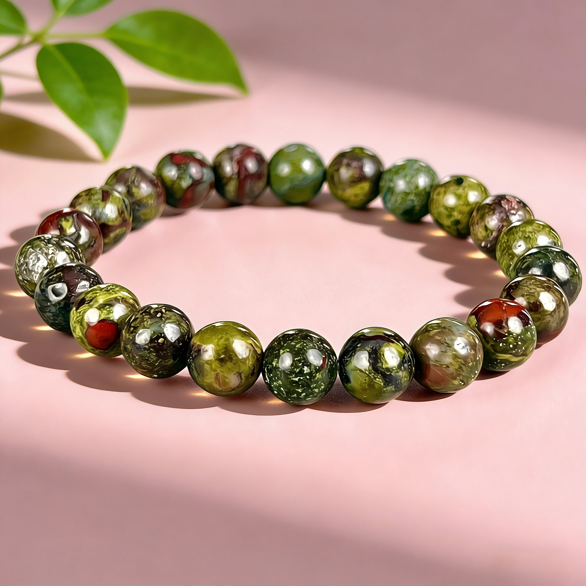 Dragons Blood  Beaded Bracelet