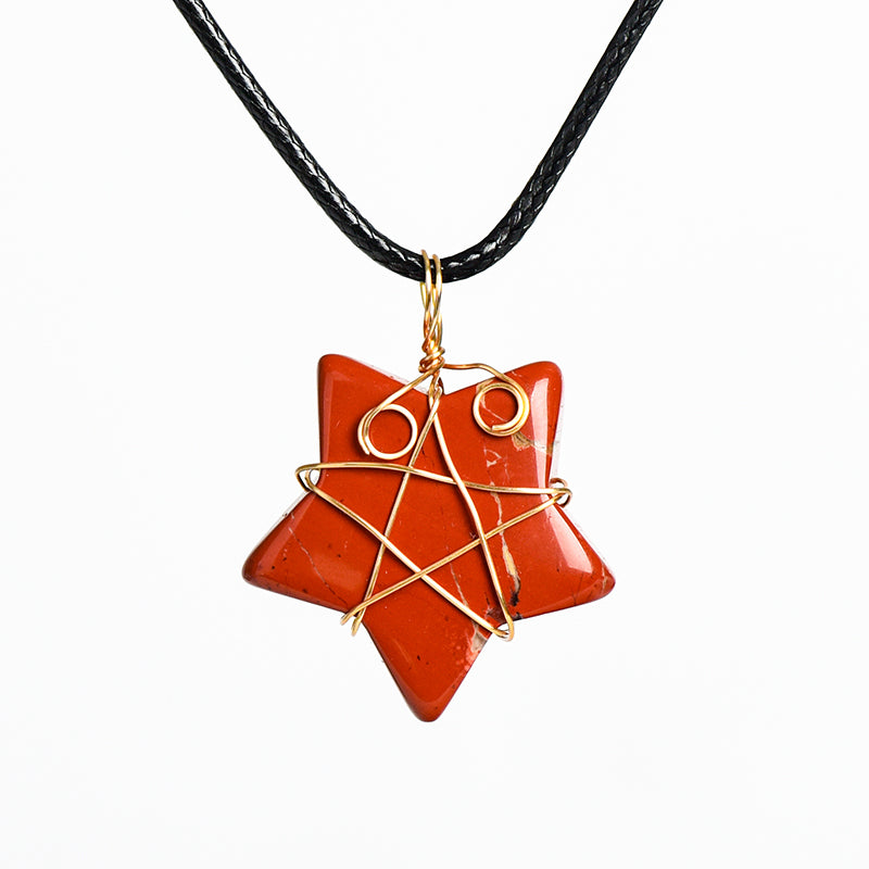 Five Star Pendant ( wire wrapping)