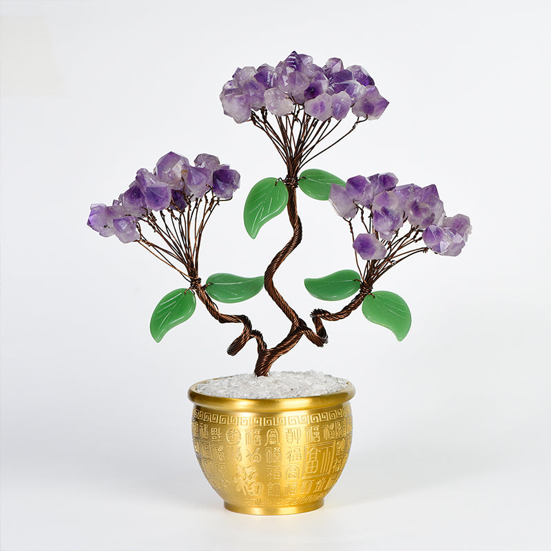 Amethyst Teeth Crystal Tree