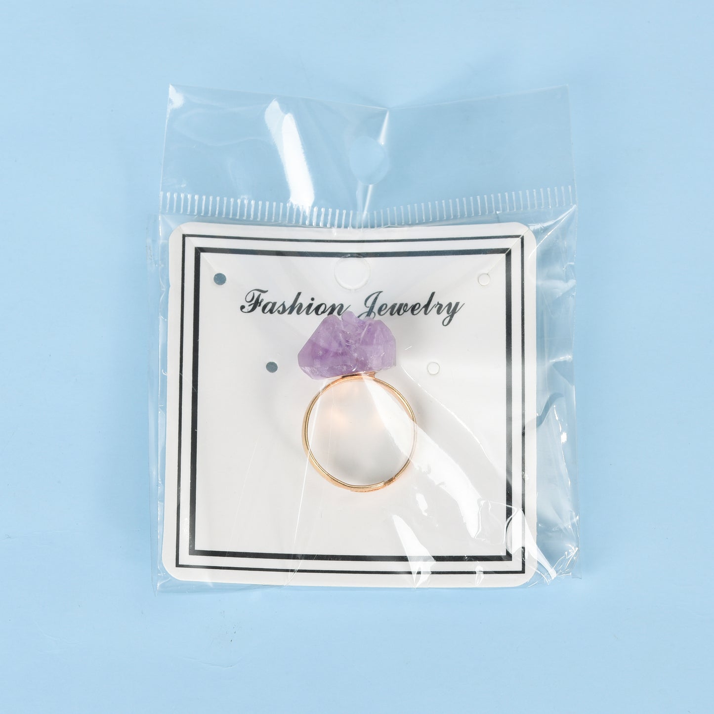 Amethyst Teeth Ring