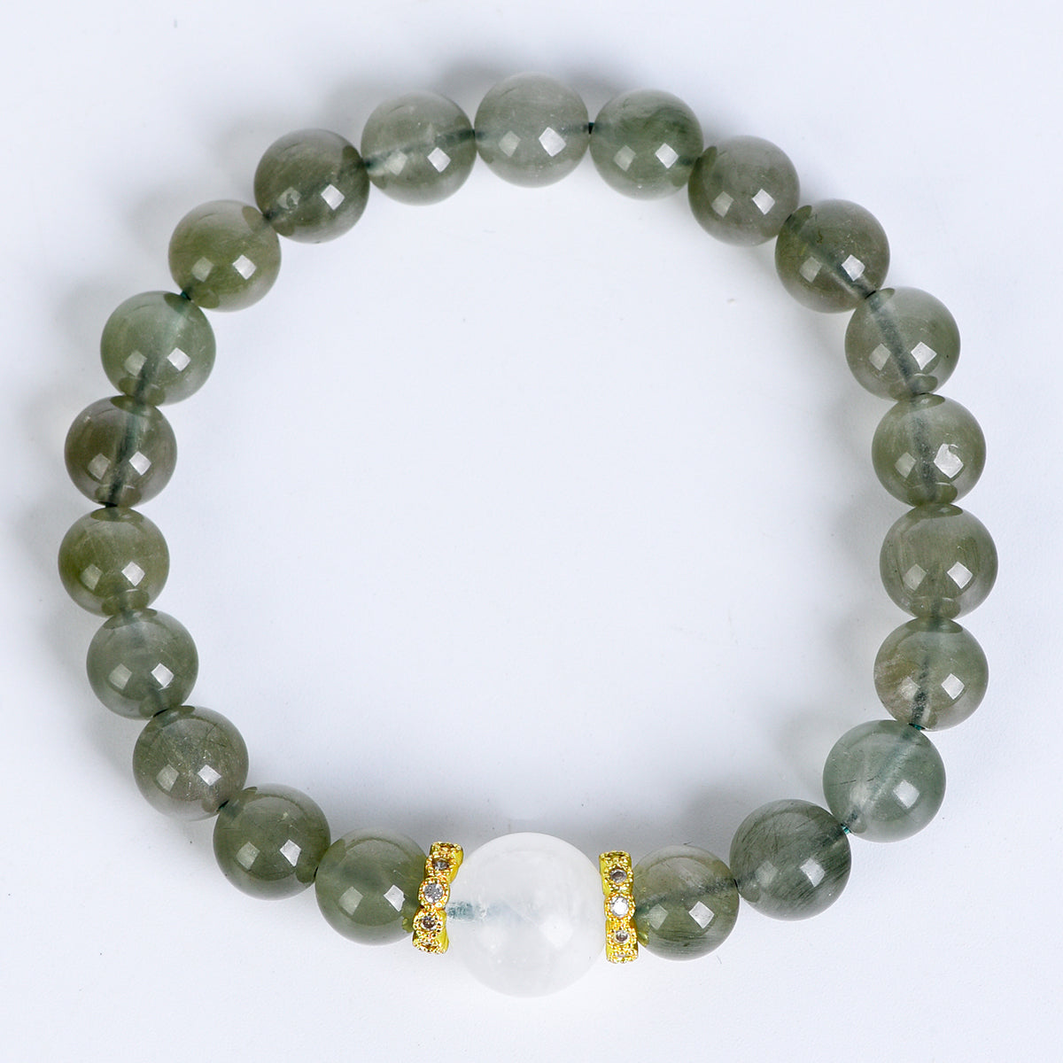 Green Rutilated Bracelet