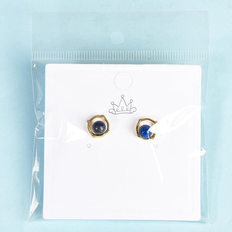 Bead Square Earring