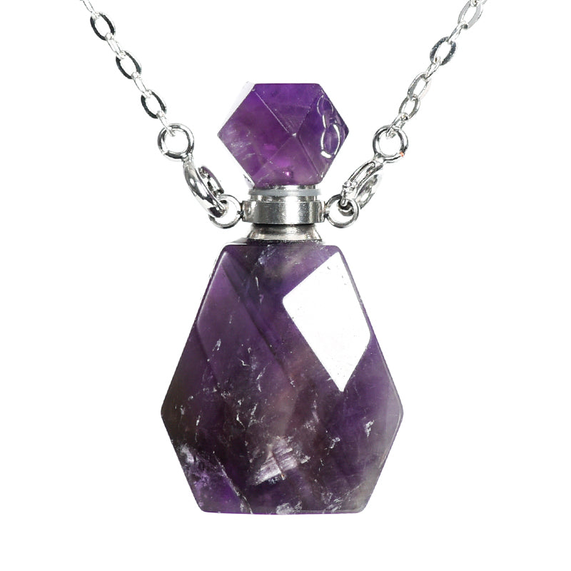 Crystal Perfume Bottle Pendant