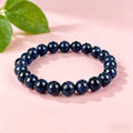 Blue Sandstone  Beaded Bracelet