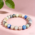 Mixed Mineral  Beaded Bracelet