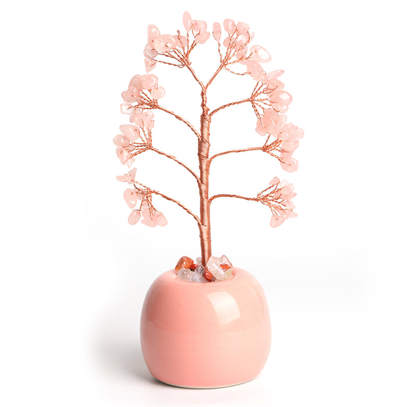 Apple Vase Crystal Tree