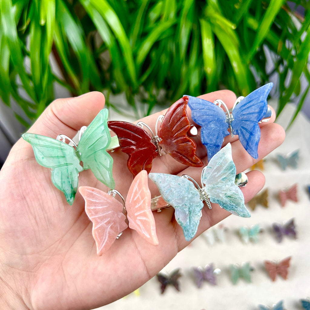 butterfly hairpins