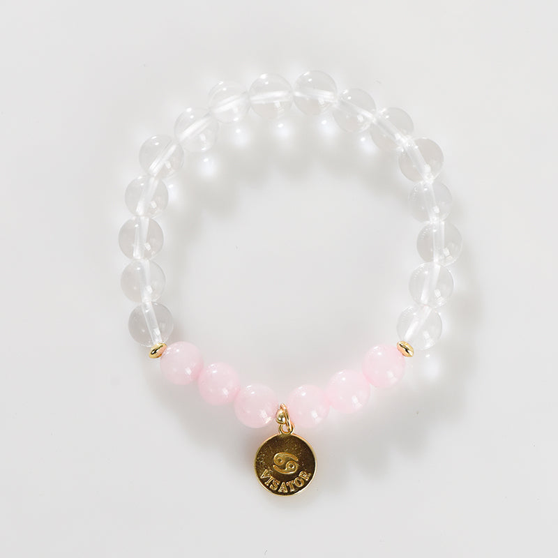 Clear Quartz Zodiac Bracelet