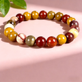 Mookaite Jasper  Beaded Bracelet