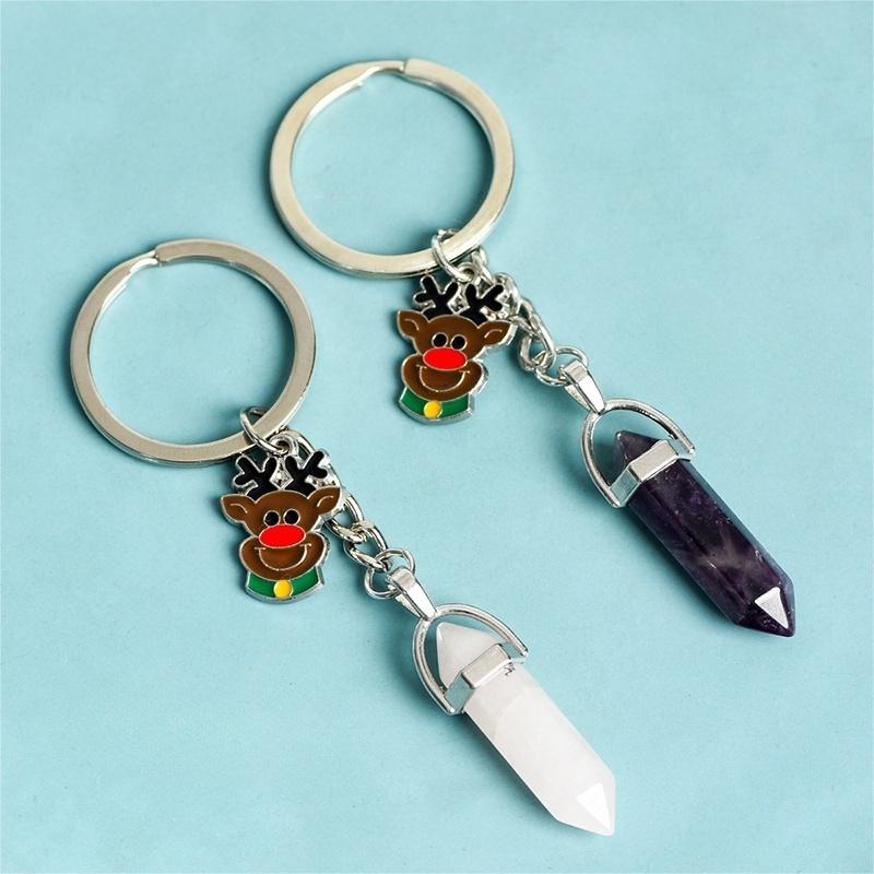 Tower Christmas Keychain