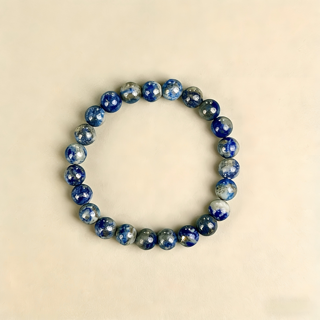 Lapis Lazuli  Beaded Bracelet