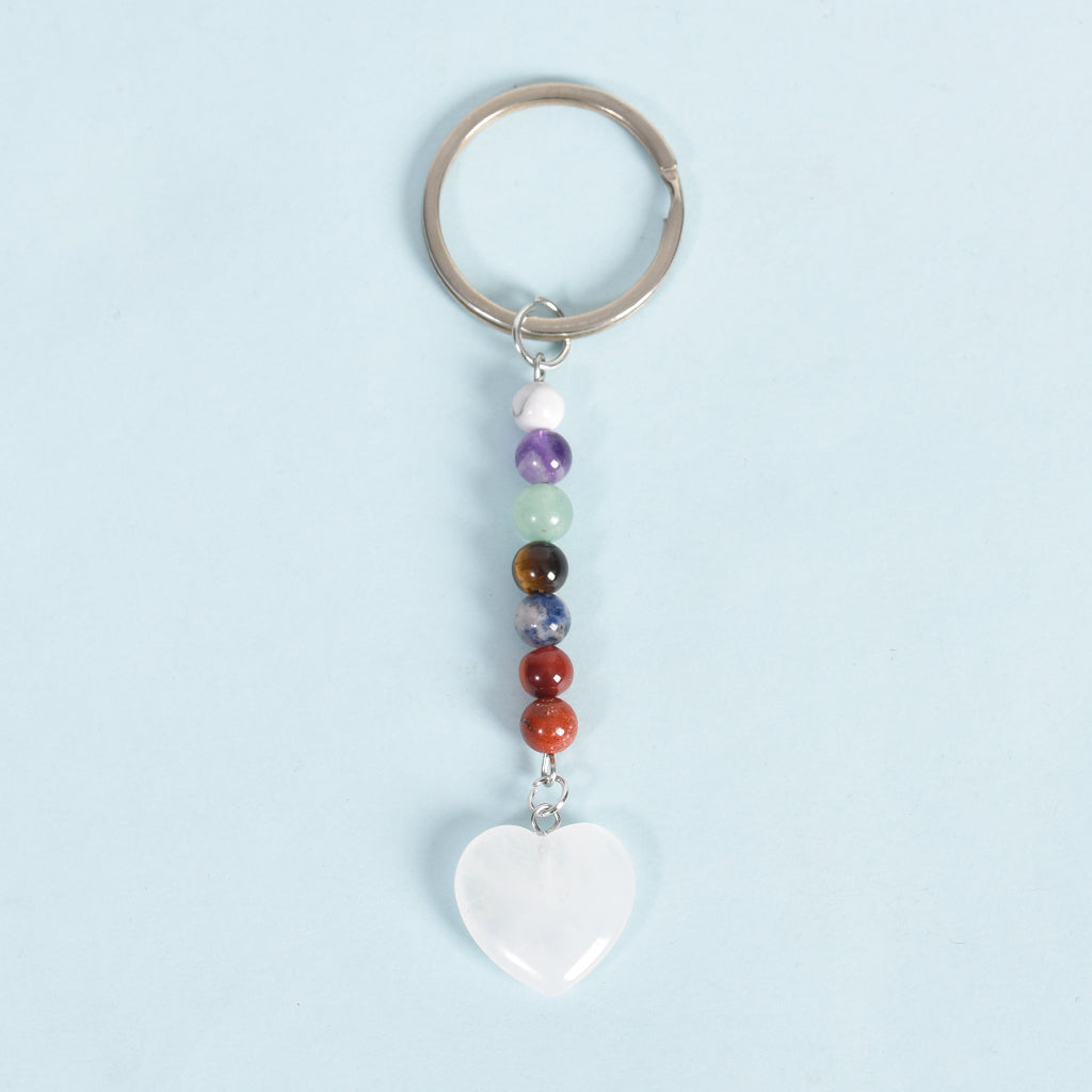 seven chakras keychain