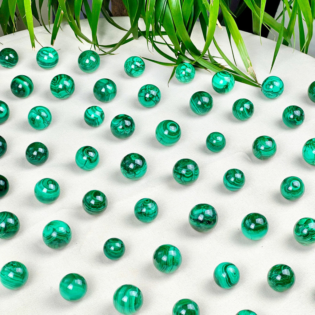 malachite sphere