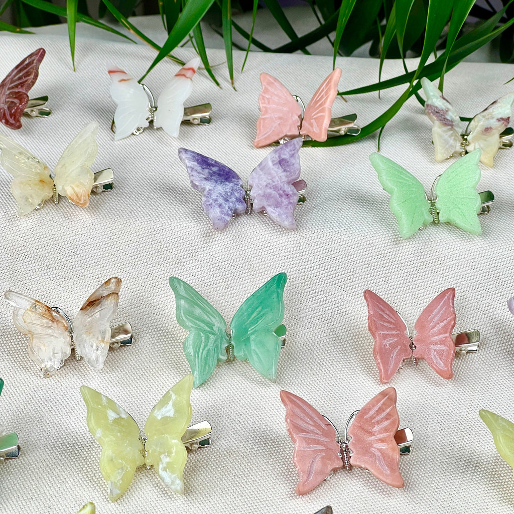butterfly hairpins