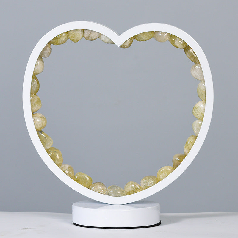 Round Heart Shaped Night Light