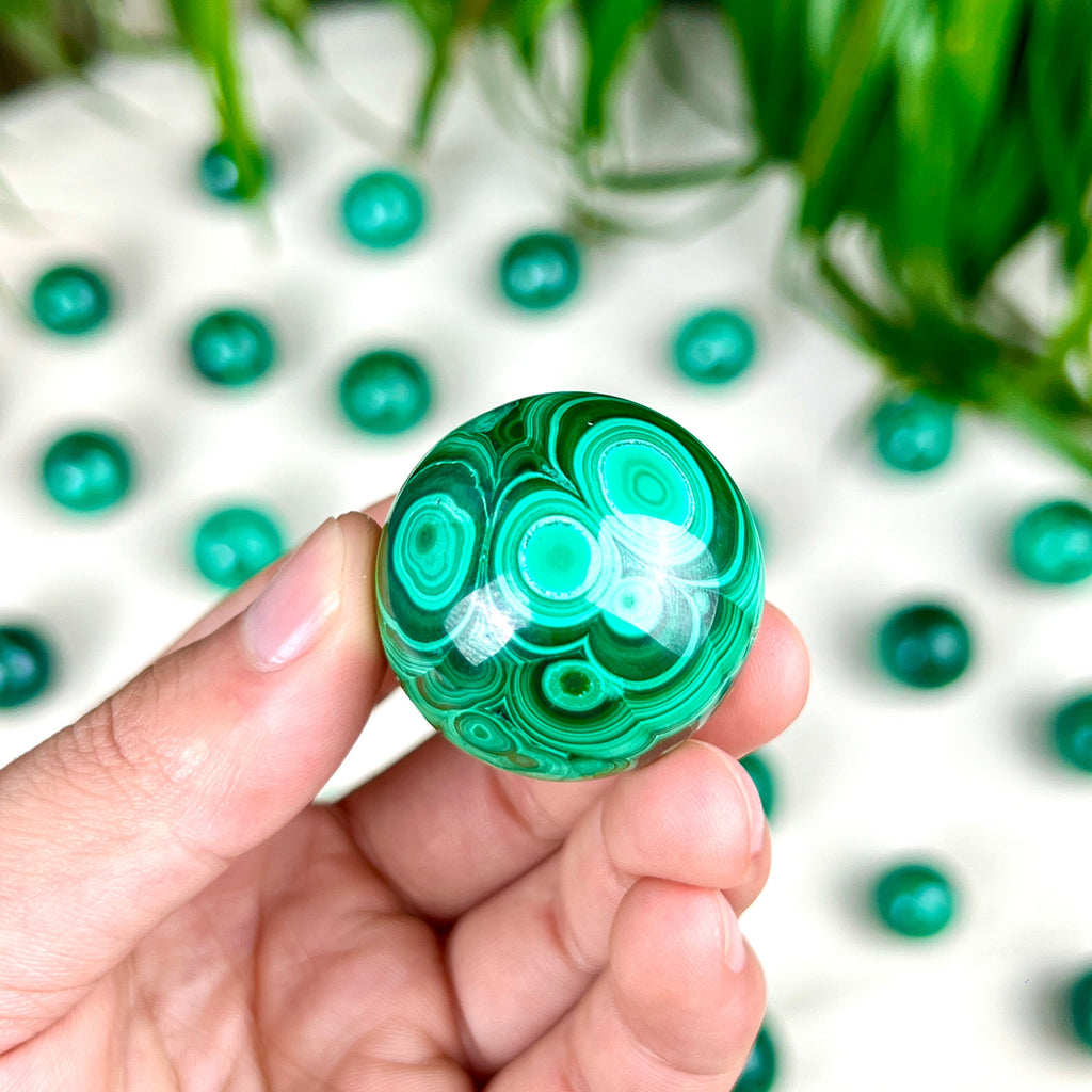 malachite sphere