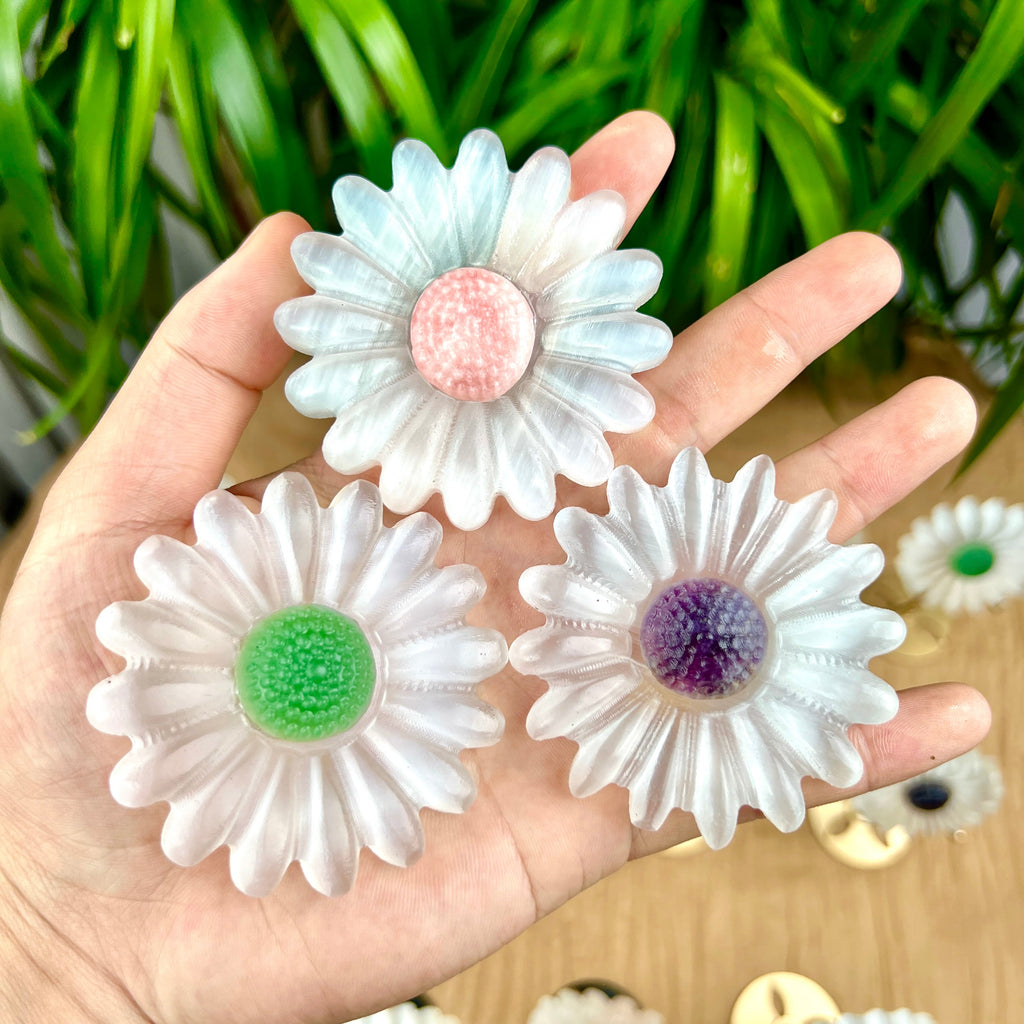 selenite sun flower