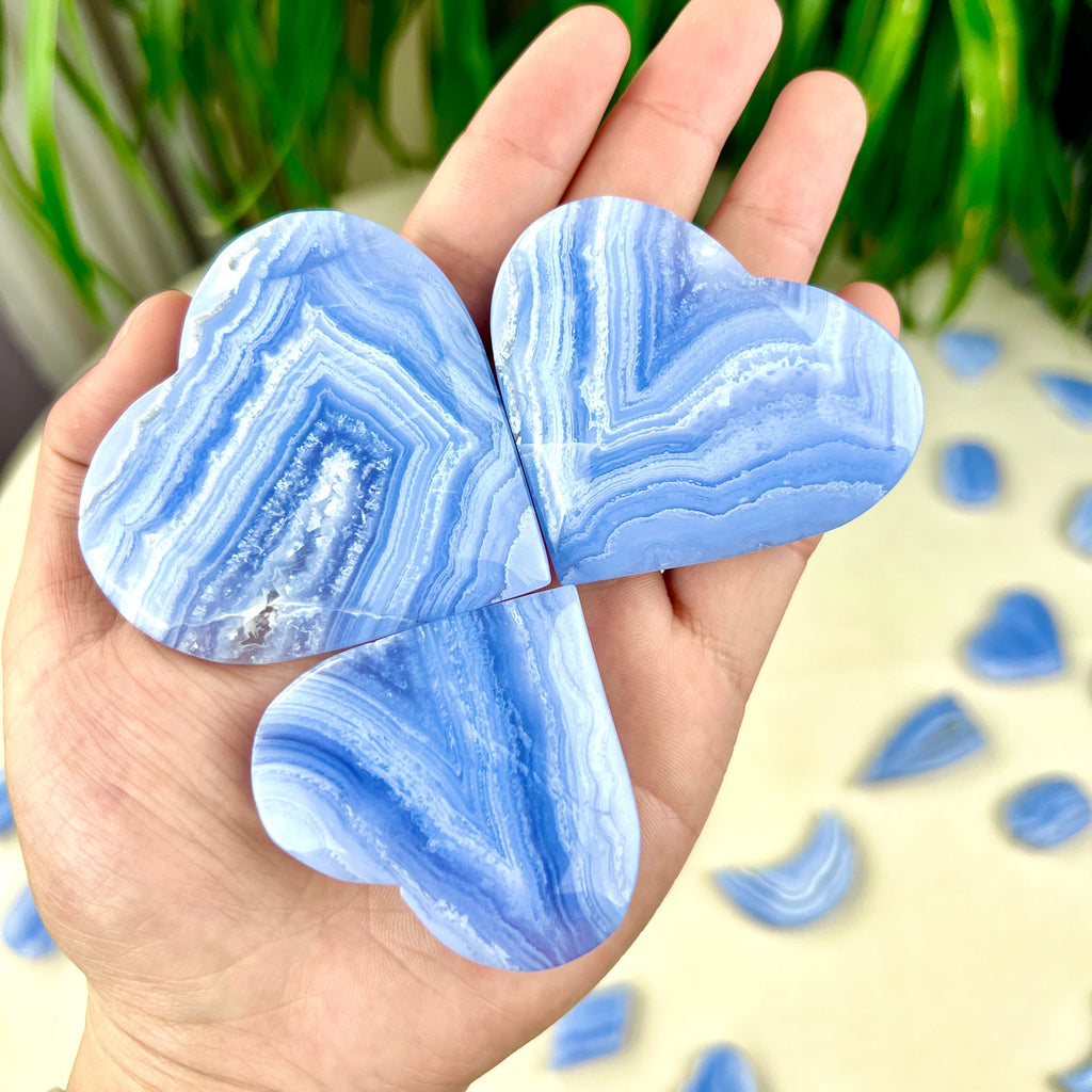 blue lace agate heart moon freefrom
