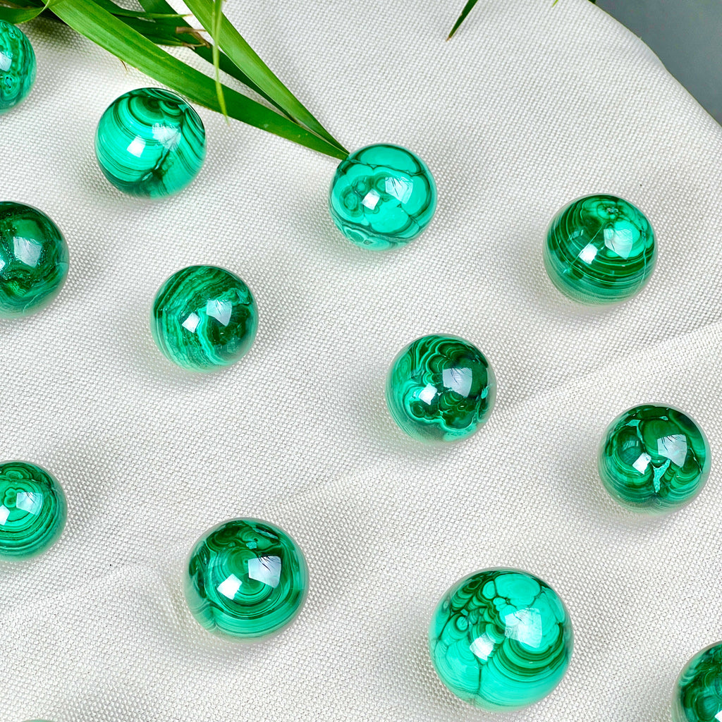 malachite sphere