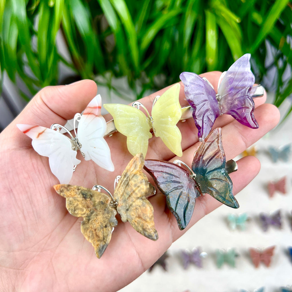 butterfly hairpins