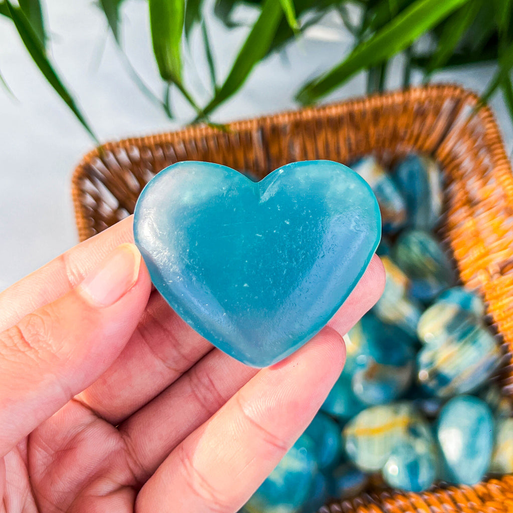 blue onyx heart