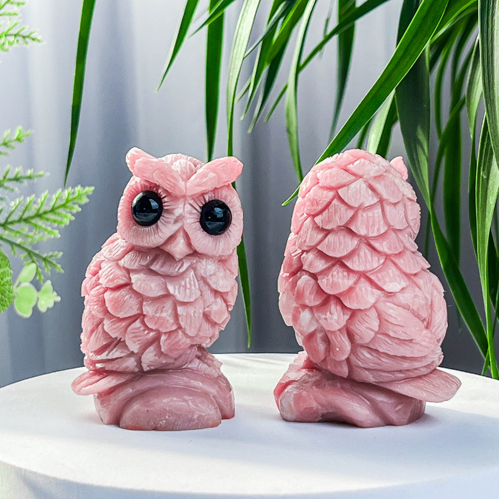 pink opal owl