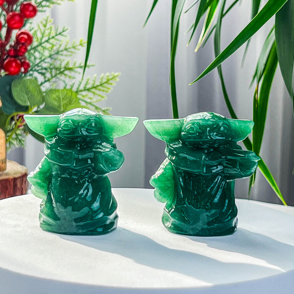 green aventurine yoda
