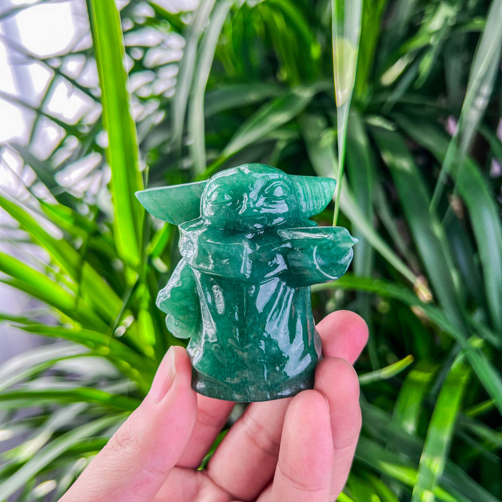 green aventurine yoda