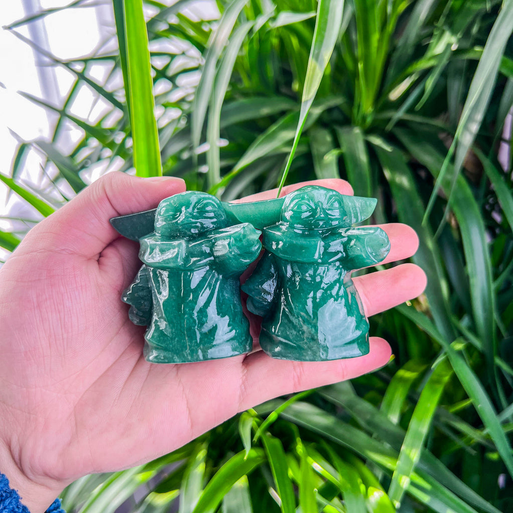 green aventurine yoda