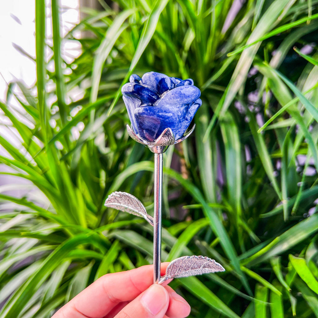 rose with stick