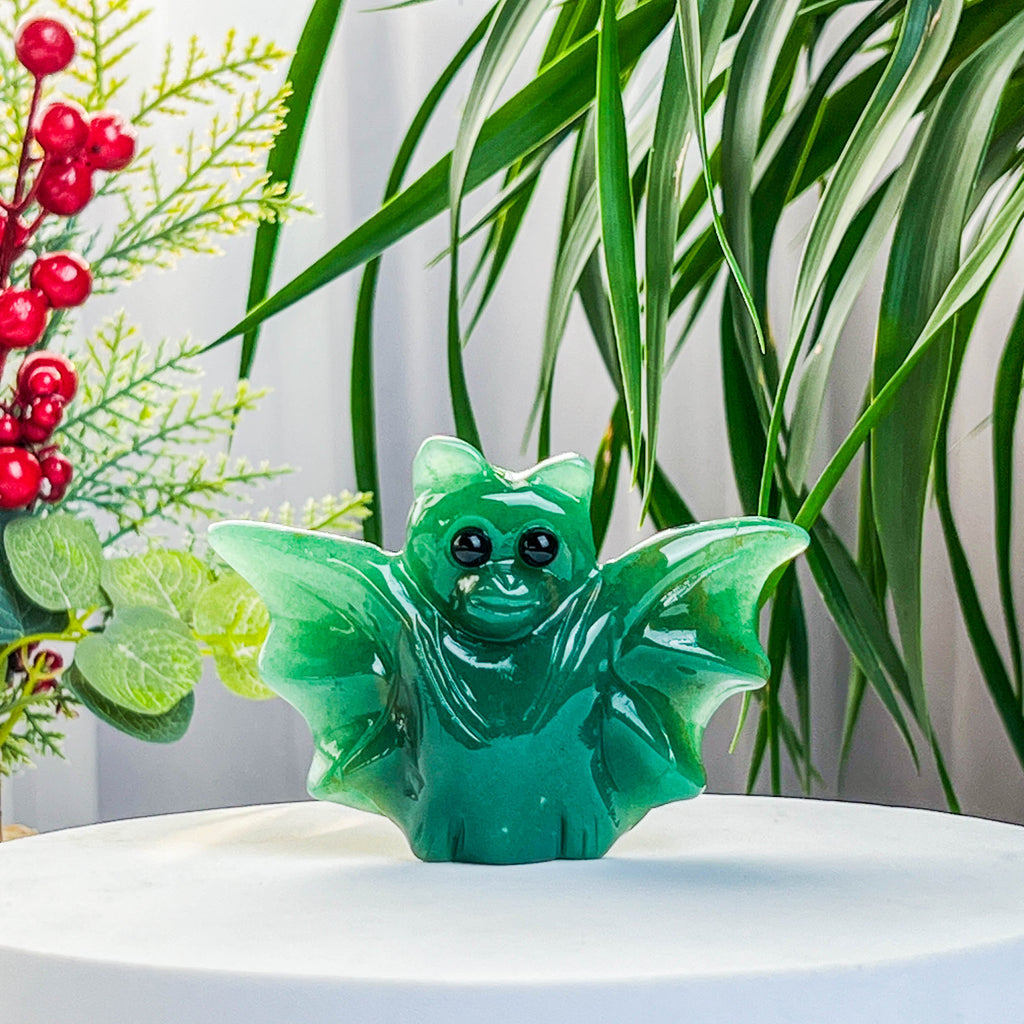 green aventurine bat