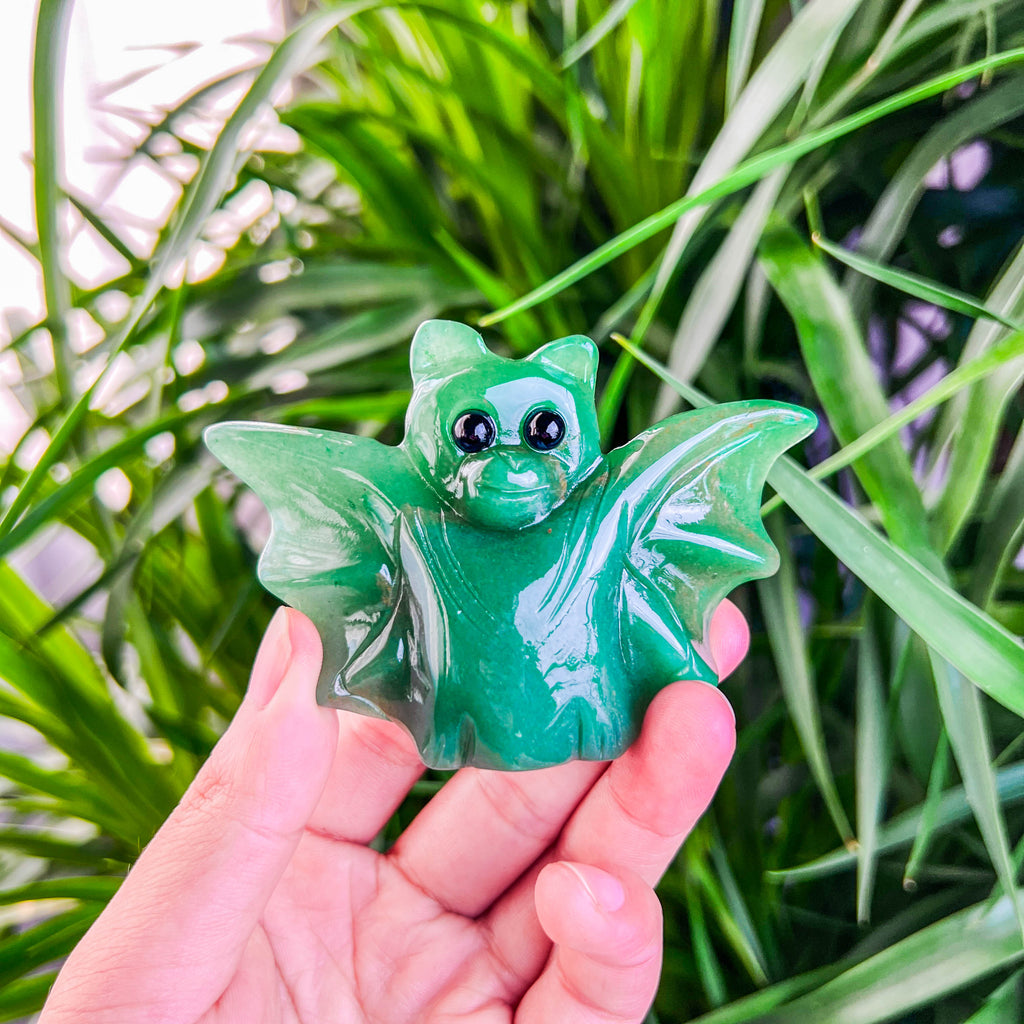 green aventurine bat