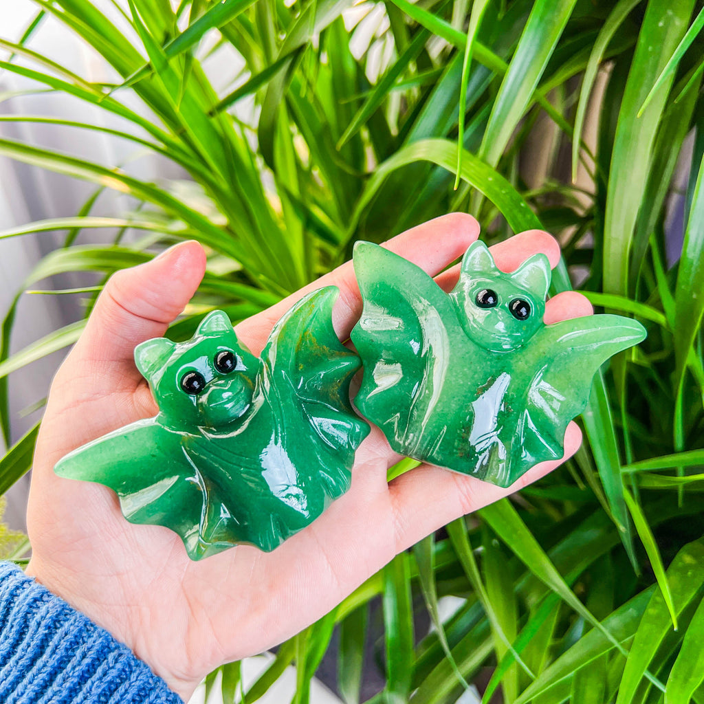 green aventurine bat