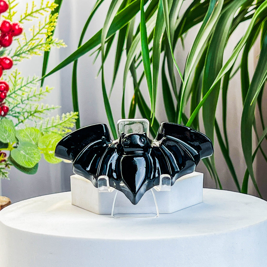 black obsidian bat