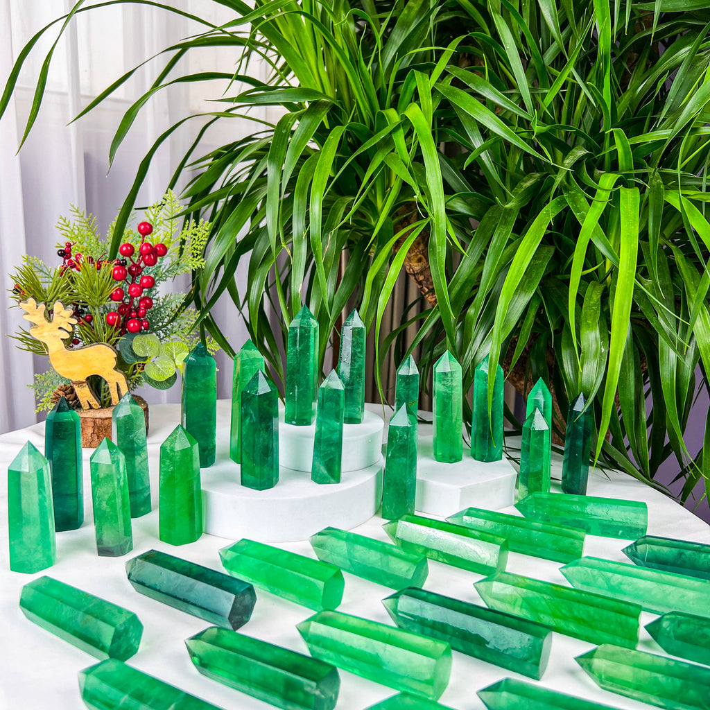 green fluorite tower