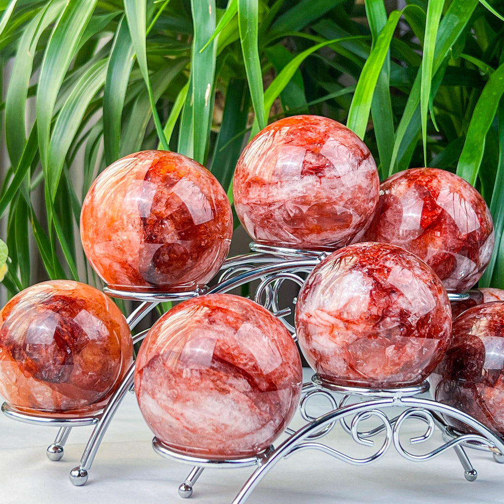 fire quartz sphere