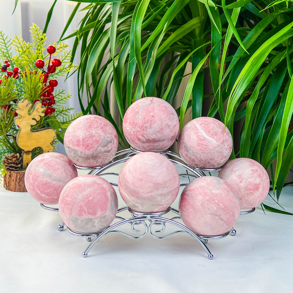pink opal sphere