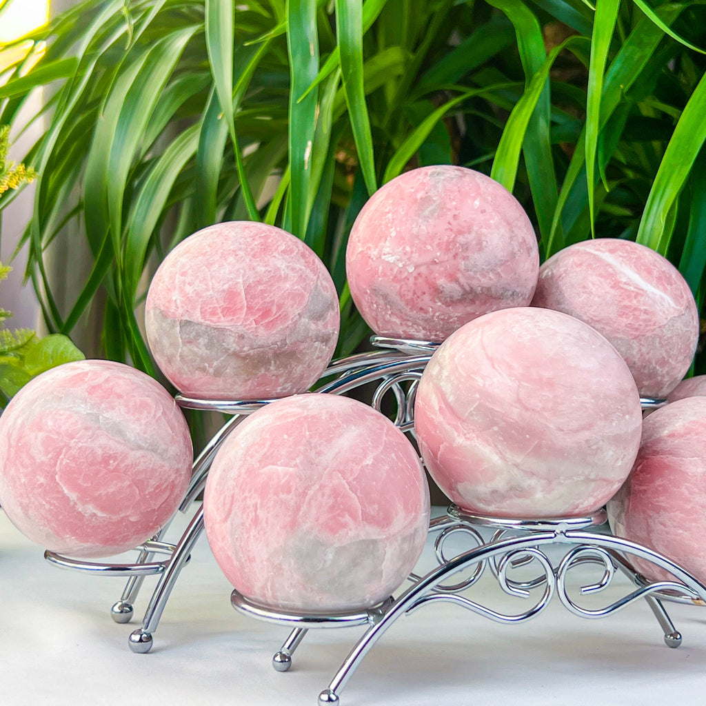 pink opal sphere