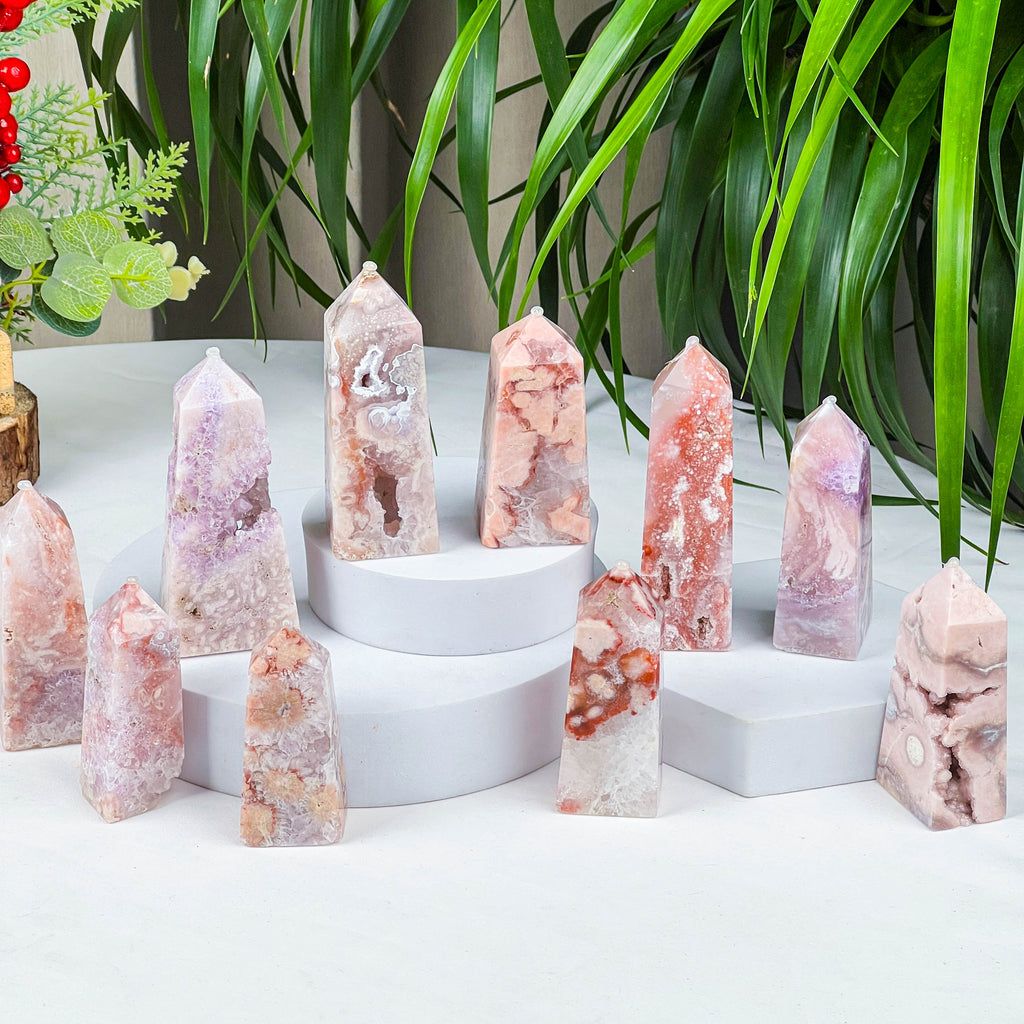 pink amethyst tower