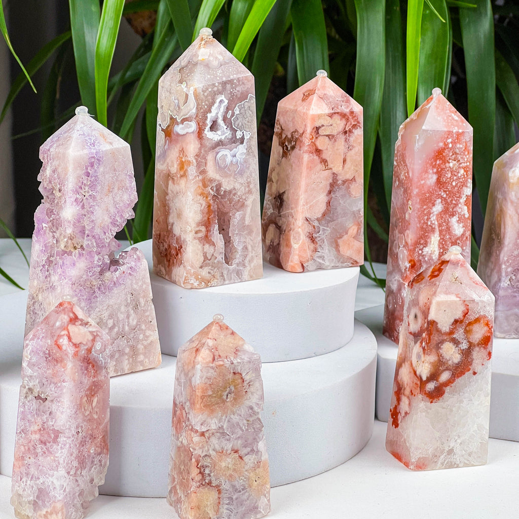 pink amethyst tower
