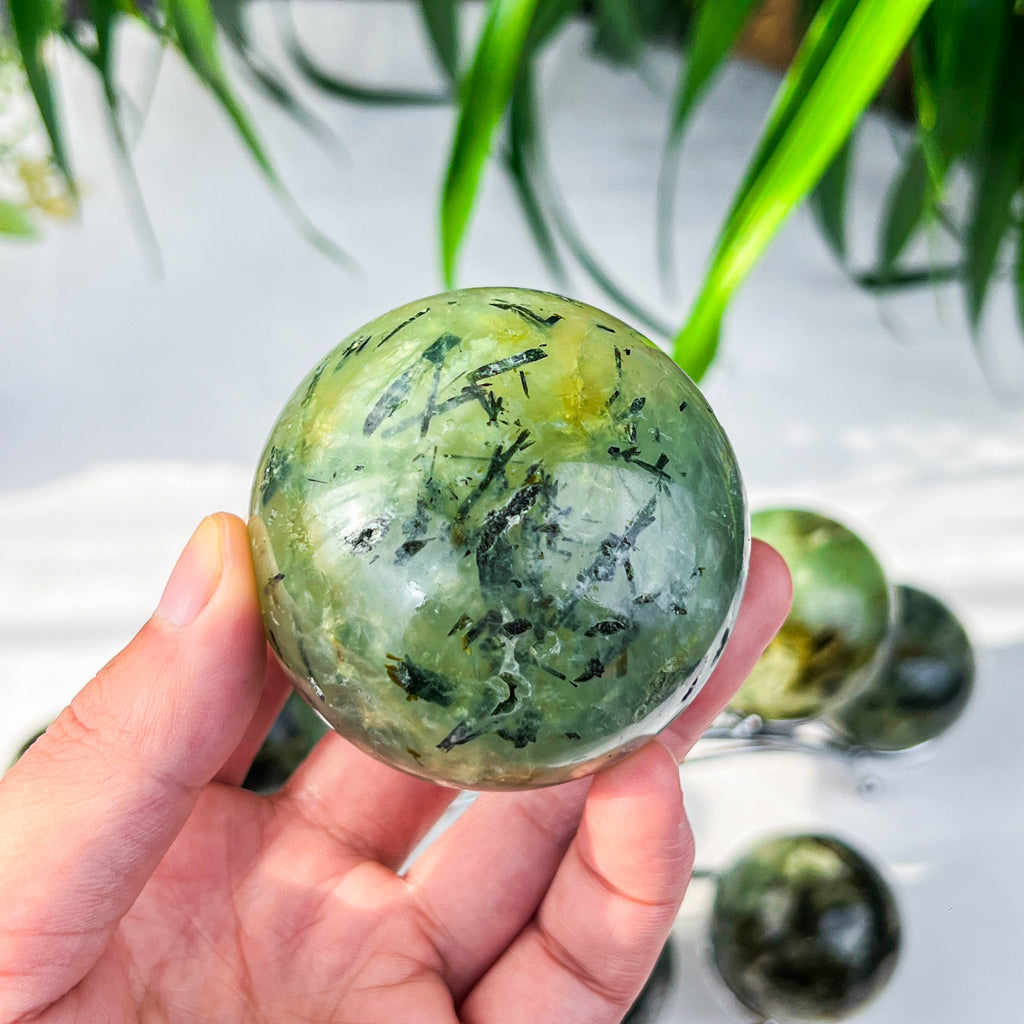 prehnite sphere