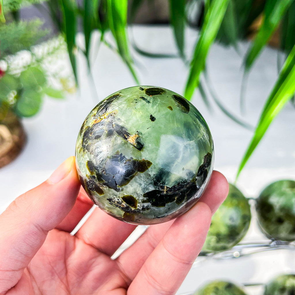 prehnite sphere