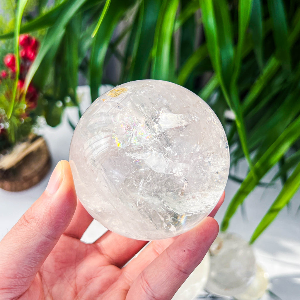 clear quartz sphere